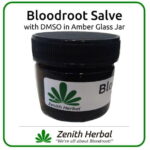 Bloodroot Salve with DMSO (Deep Tissue) in Glass Jar, Black Salve, 25ml