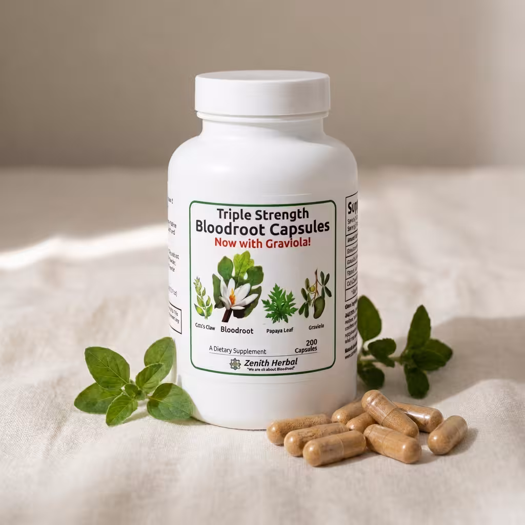 We are All About Bloodroot 2 Bloodroot Capsules