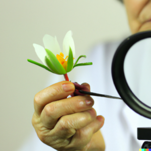 bloodroot her examined by a scientist or doctor