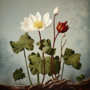 Bloodroot Flowers