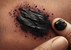 black salve on skin warts