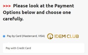 Credit Card Payment on Checkout