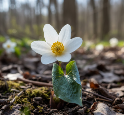 Bloodroot Flower